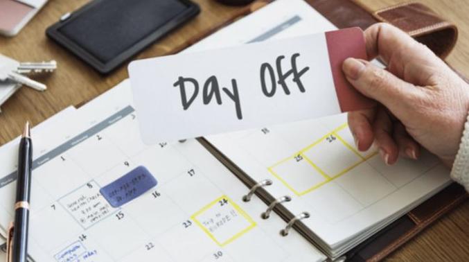 Xin nghỉ trước vài ngày