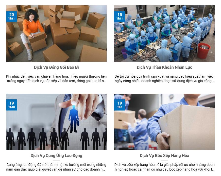 Cho Thuê Lao Động Toàn Cầu cung cấp đa dạng dịch vụ cung ứng lao động tại KCN Việt Hương