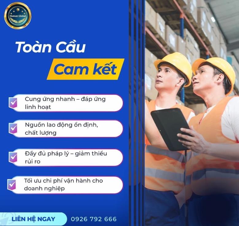 Toàn Cầu cam kết đáp ứng đủ số lượng nhân lực nhanh chóng, hiệu quả