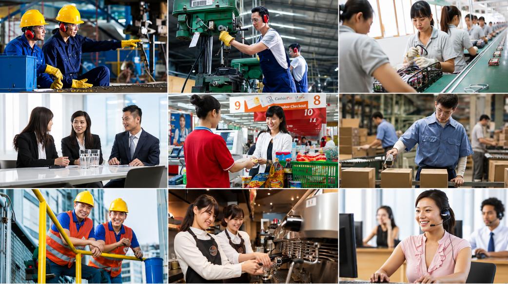 Dịch vụ cung ứng lao động đáp ứng nhiều vị trí, không chỉ lao động phổ thông 